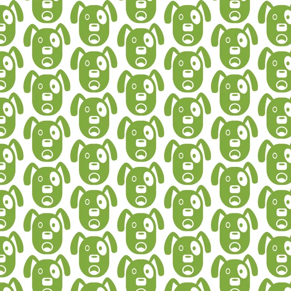 Köpek yüz duygu desen