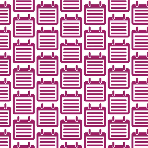 Takvim ikonlar ile desen 