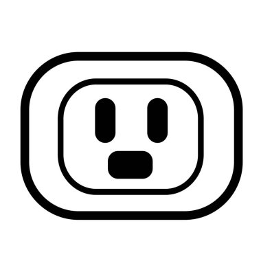 elektrik prizine simgesi