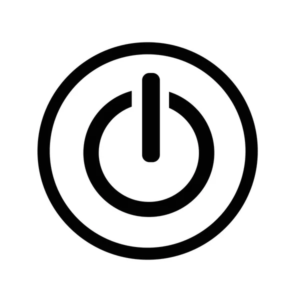 Knoppictogram voor energiebeheer — Stockvector