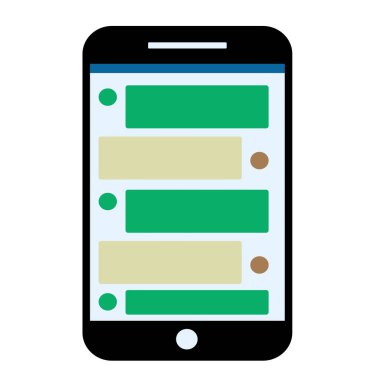 Sosyal ağ messenger simgesini