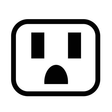 elektrik prizine simgesi