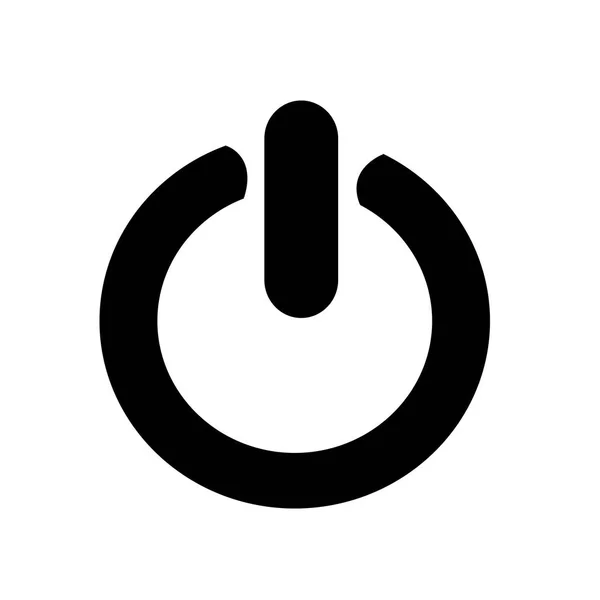 Botón de encendido icono — Archivo Imágenes Vectoriales