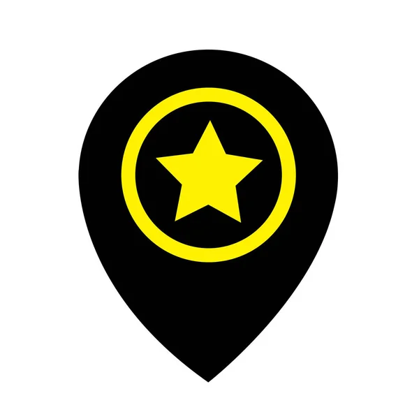 Pin-Location-Symbol — Stockvektor