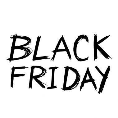 Siyah Cuma satış tasarım vektör çizim 