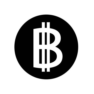 Bitcoin simge tasarlamak vektör