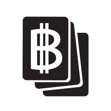 Bitcoin simge tasarlamak vektör 