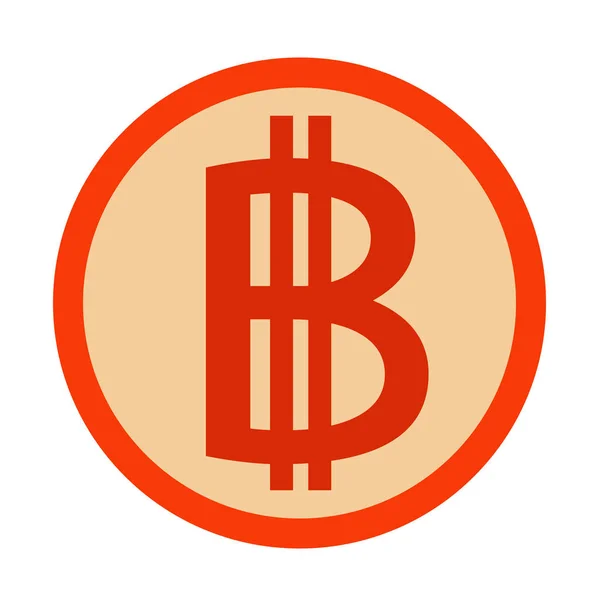 Ilustracja Wektorowa Projekt Ikonę Bitcoin — Wektor stockowy