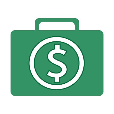 Dolar para simgesi vektör illüstrasyonu