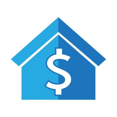Dolar para simgesi vektör illüstrasyonu