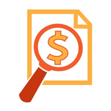 Dolar para simgesi vektör illüstrasyonu