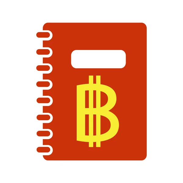 Ilustracja Wektorowa Projekt Ikonę Bitcoin — Wektor stockowy