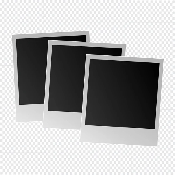 Blank photo frames — Stock Vector