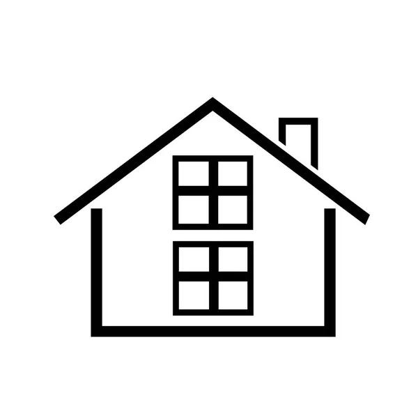 Home Symbol Einfache Symbol Vektor Illustration — Stockvektor