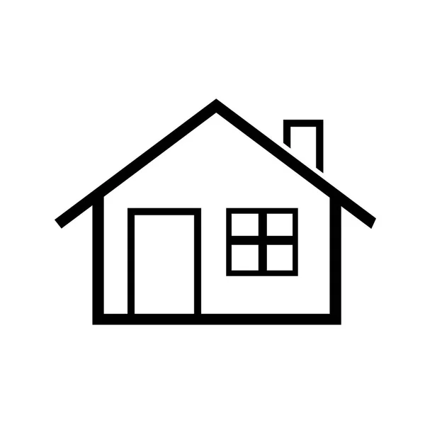 Home Symbol Einfache Symbol Vektor Illustration — Stockvektor