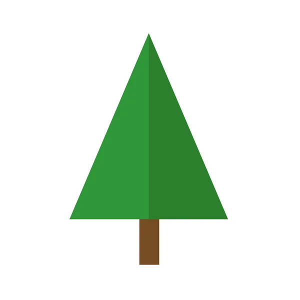 Boże Narodzenie Drzewo Ikona Wektor Ilustracja — Wektor stockowy