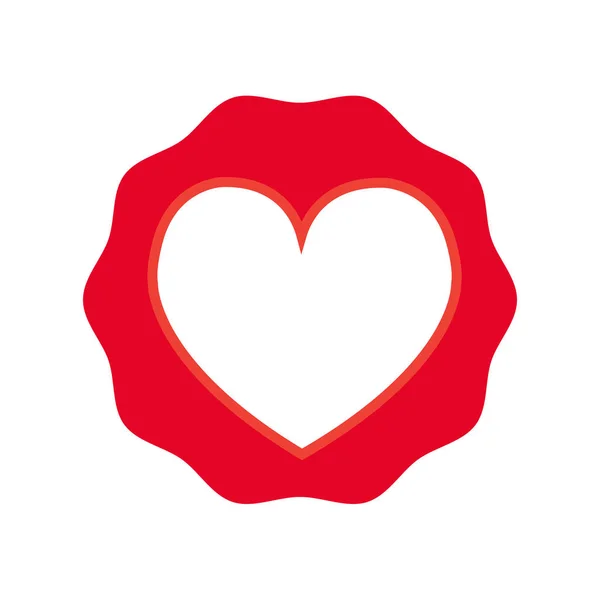 Heart Icon Vector Illustration — Stock Vector