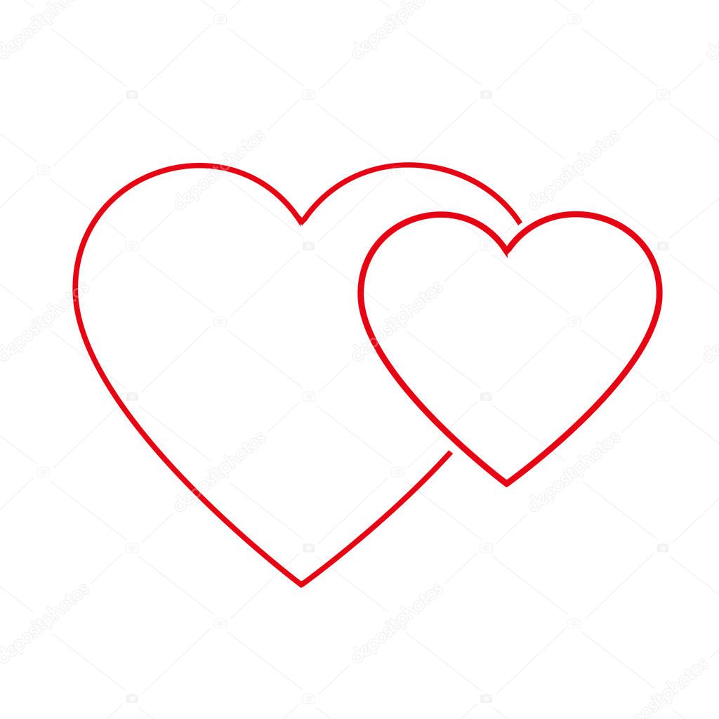Heart icon vector  illustration