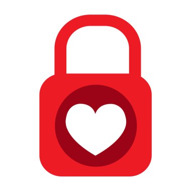 Kalp ikonu vektör illüstrasyonu 