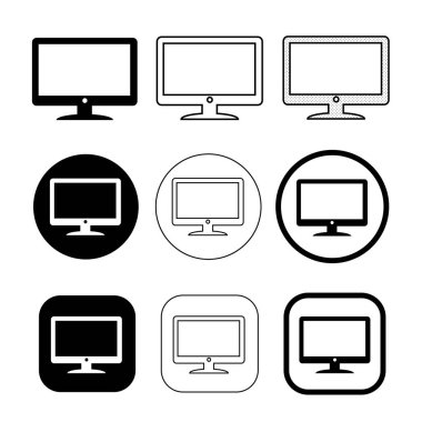 Basit TV simgesi tasarımı