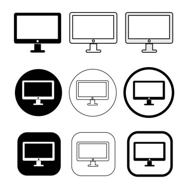 Basit TV simgesi tasarımı