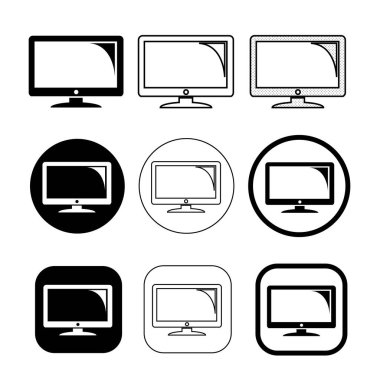 Basit TV simgesi tasarımı