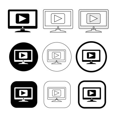 Basit TV simgesi tasarımı