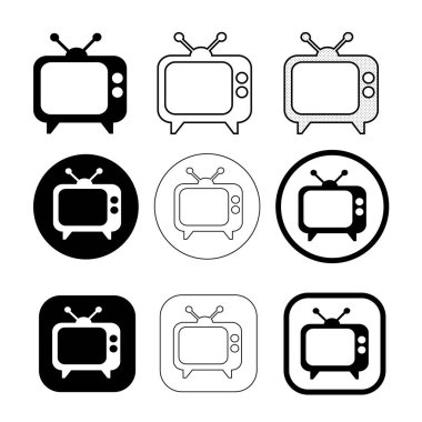 Basit TV simgesi tasarımı