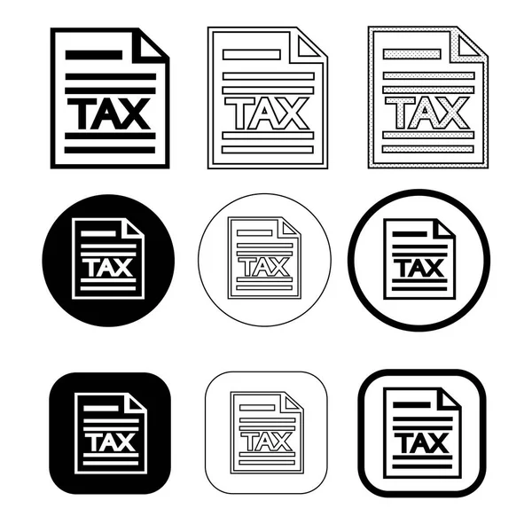 Eenvoudige Fiscale Pictogram Ontwerp — Stockvector