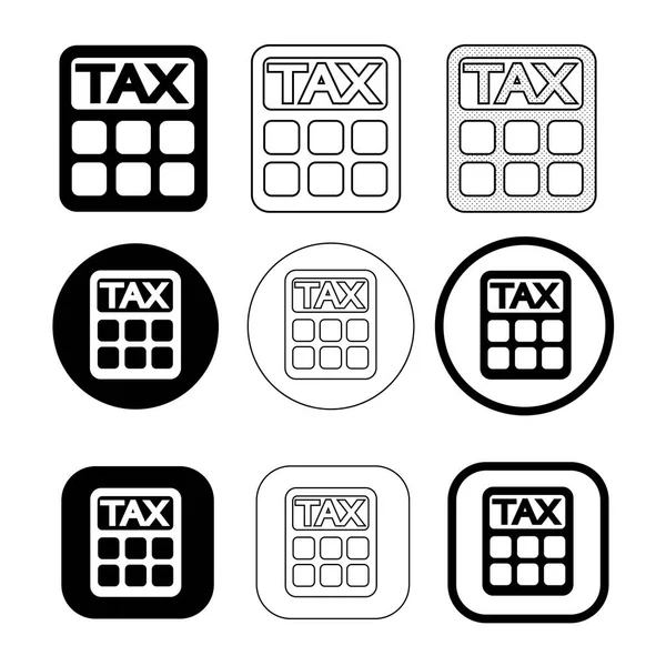 Eenvoudige Fiscale Pictogram Ontwerp — Stockvector