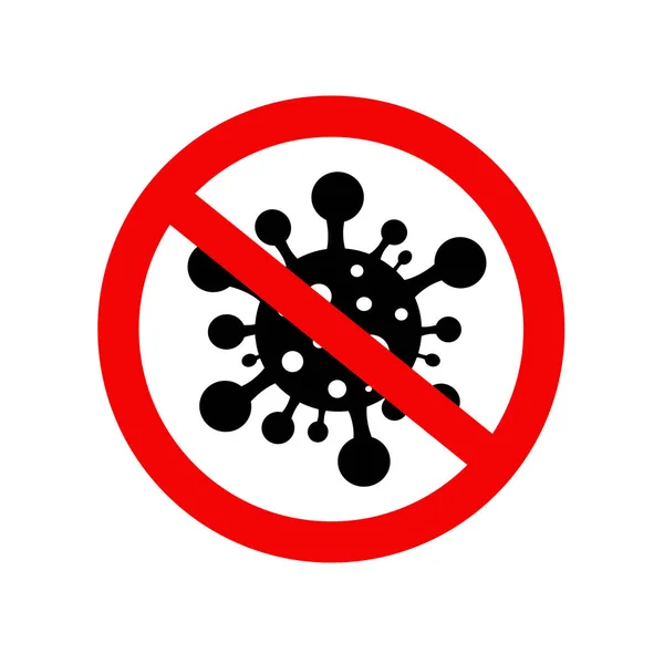 Covid Vector Coronavirus Icon Sign Design — Stock Vector