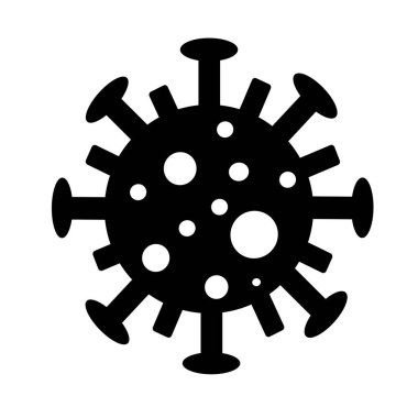 COVID-19 Vektör Coronavirüs simgesi tasarımı