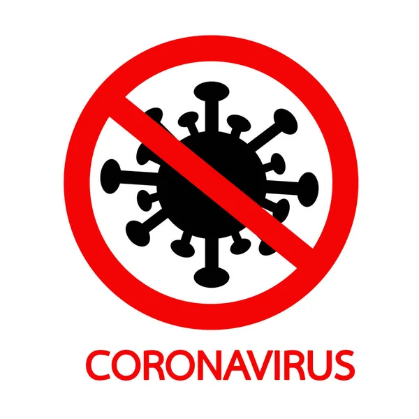 Covid Векторний Дизайн Значка Коронавірусу — стоковий вектор