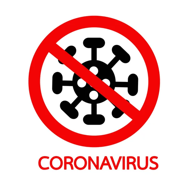 Covid Векторний Дизайн Значка Коронавірусу — стоковий вектор
