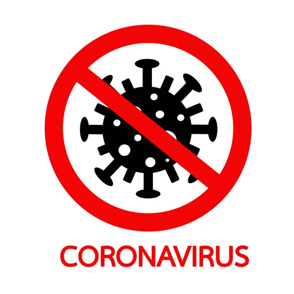 Covid Projeto Sinal Ícone Vetor Coronavirus —  Vetores de Stock