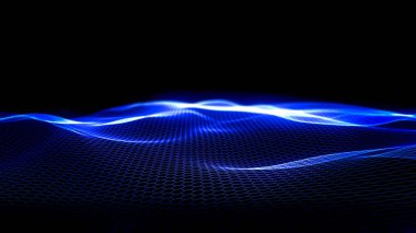 Soyut Altıgen Teknoloji Biçimi Arkaplanı 