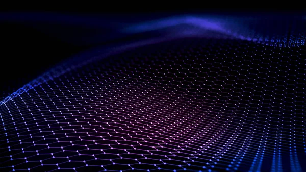 Abstract Hexagonal Technology Style Background — Stock Photo, Image