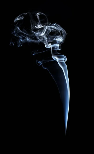 Smoke Isolated Black Background Texture — Stock Photo, Image