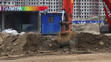 Zemin Kazı ekskavatör Kepçe.