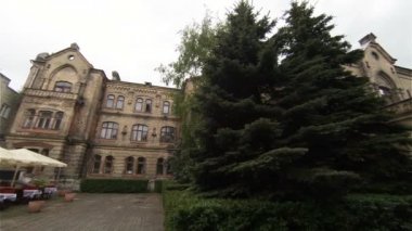 Eski Tallinn. Mimari, eski evler, sokaklar ve mahalleler. Estonya.