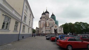 Eski Tallinn kilise, tapınakta. Estonya.
