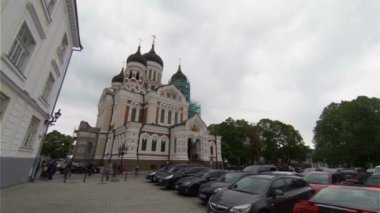 Eski Tallinn kilise, tapınakta. Estonya.