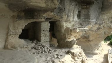 Dağlarda Aladzha Manastırı. Varna. Bulgaristan.