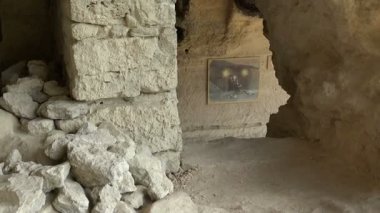 Dağlarda Aladzha Manastırı. Varna. Bulgaristan.