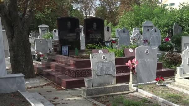 Cementerio musulmán. Varna. Países Bajos . — Vídeo de stock