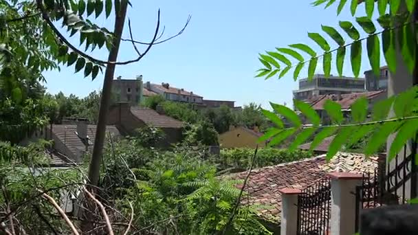 Varna. Bulgarien. Byggnader, gator, distrikt. — Stockvideo
