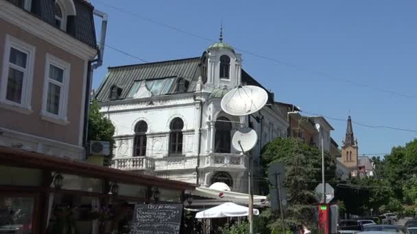 Varna. ¿Bulgaria? Edificios, calles, distritos . — Vídeo de stock