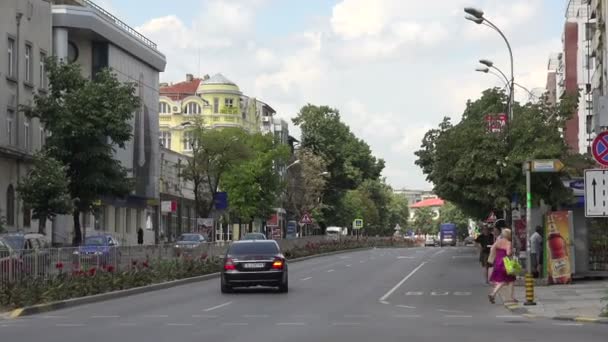 Varna. Bulgaria. Clădiri, străzi, districte . — Videoclip de stoc