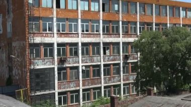 Eski beton ev. Varna. Bulgaristan.