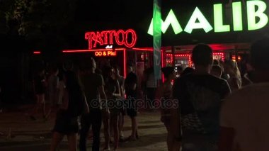 Golden Sands resort gece hayatı. Varna. Bulgaristan.